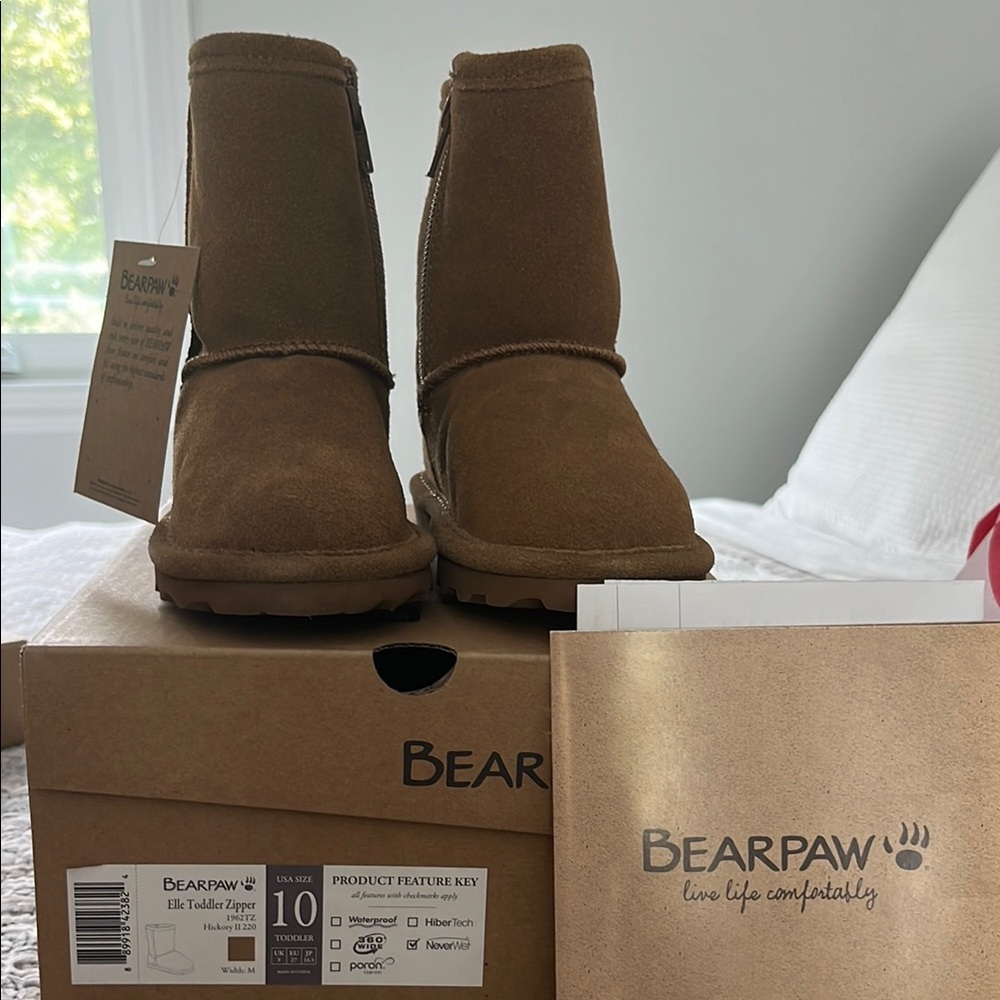 BearPaw Kids Boots in Tan